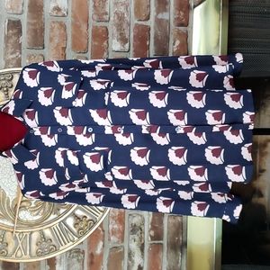 Loft Multicolored Blouse Top - Size L